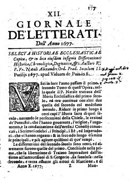 Il giornale de letterati