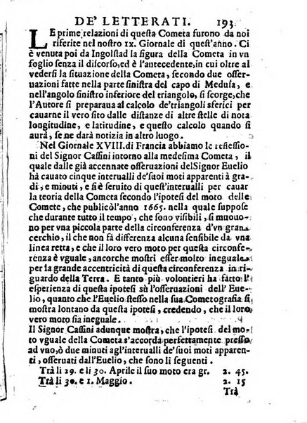 Il giornale de letterati