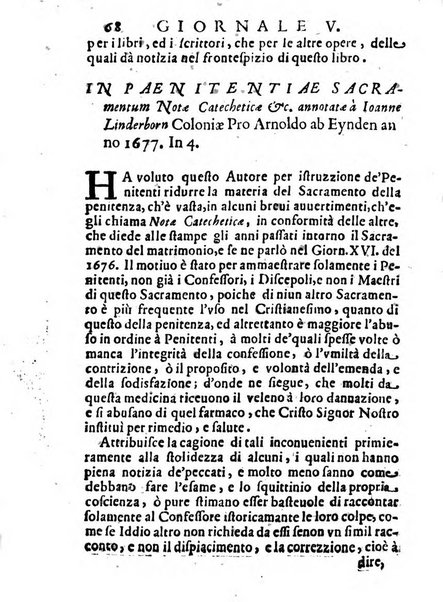 Il giornale de letterati