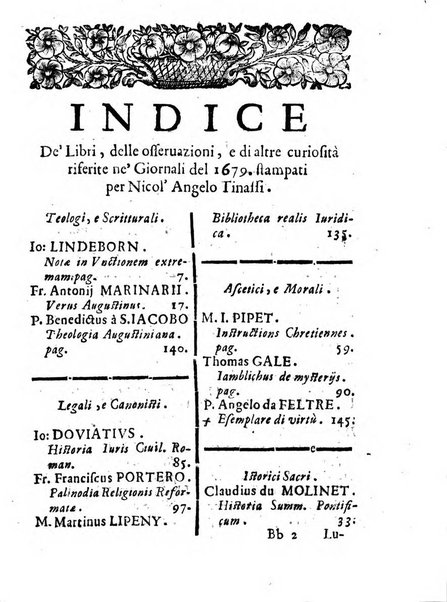 Il giornale de letterati