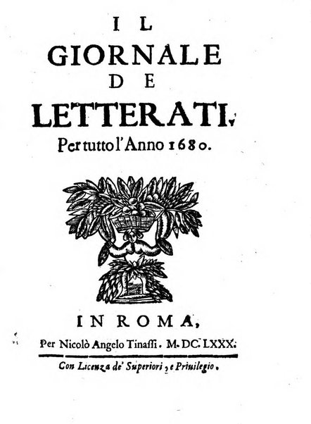 Il giornale de letterati