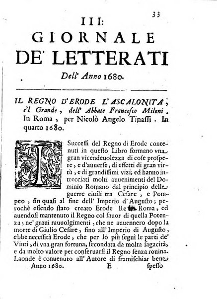 Il giornale de letterati