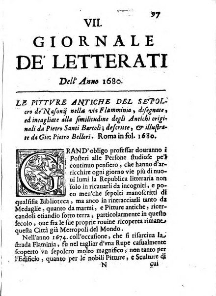 Il giornale de letterati