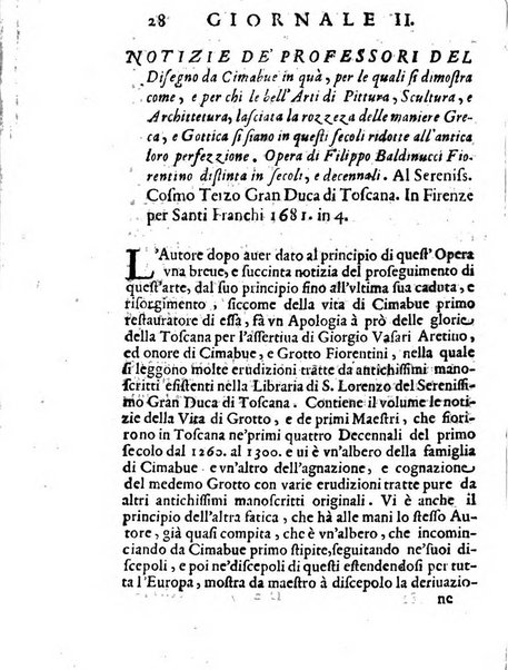 Il giornale de letterati