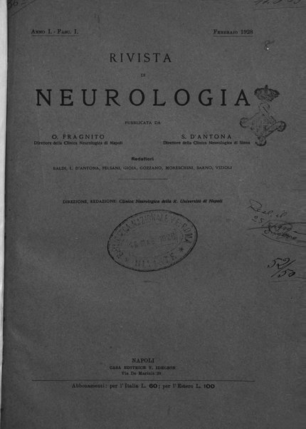 Rivista di neurologia