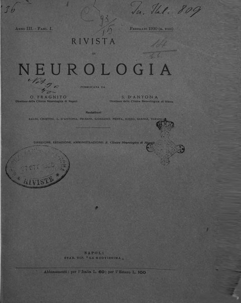 Rivista di neurologia