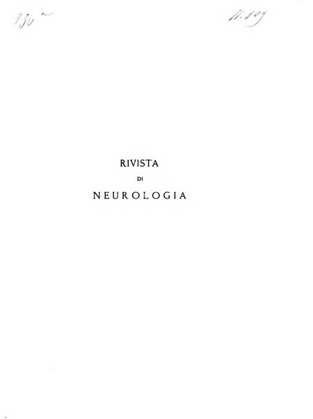 Rivista di neurologia