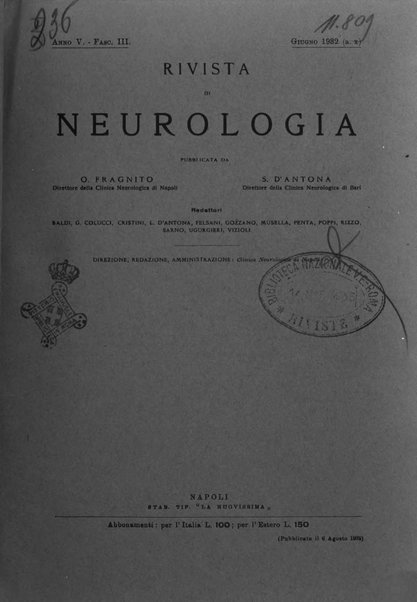 Rivista di neurologia