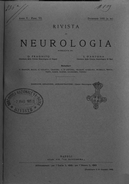 Rivista di neurologia