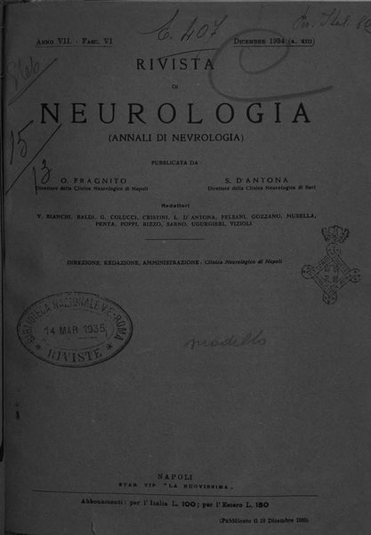 Rivista di neurologia