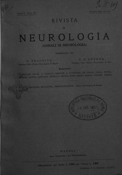 Rivista di neurologia