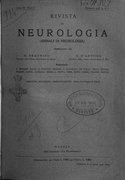 Rivista di neurologia