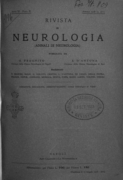 Rivista di neurologia