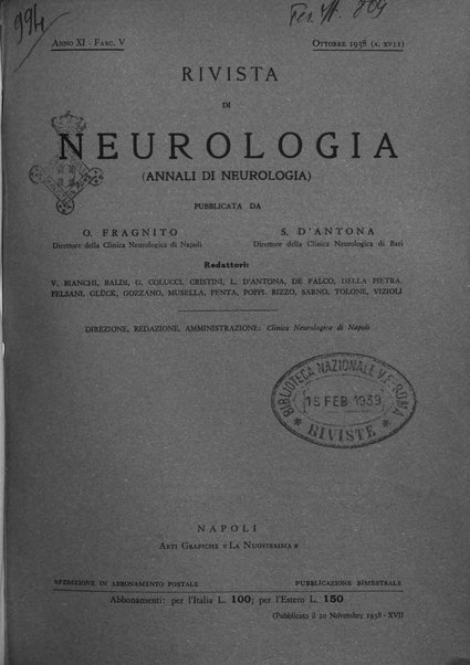 Rivista di neurologia