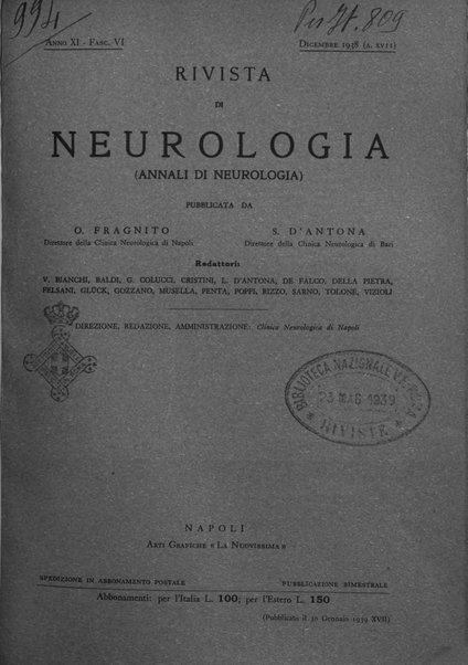 Rivista di neurologia