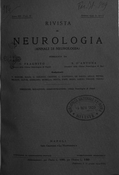 Rivista di neurologia