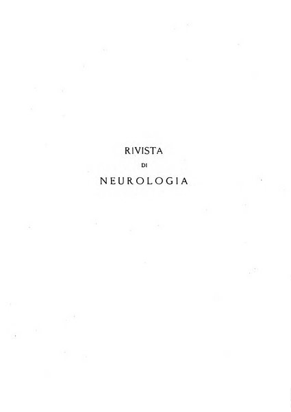 Rivista di neurologia