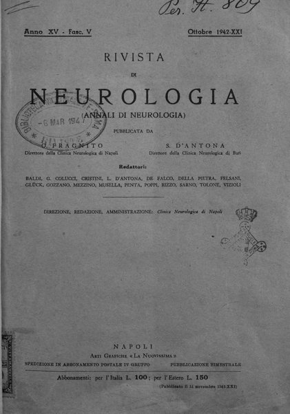 Rivista di neurologia