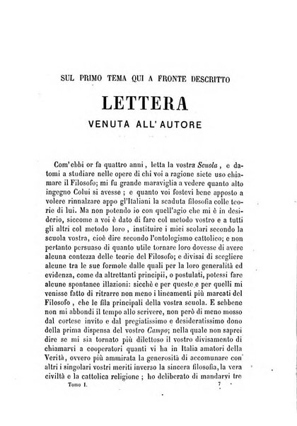 Il campo dei filosofi italiani periodico da esercitare i maestri liberamente e quel meglio che si potrà raccostarli fra loro