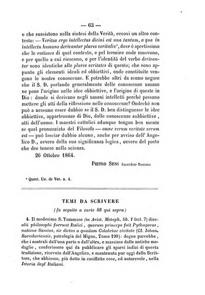 Il campo dei filosofi italiani periodico da esercitare i maestri liberamente e quel meglio che si potrà raccostarli fra loro