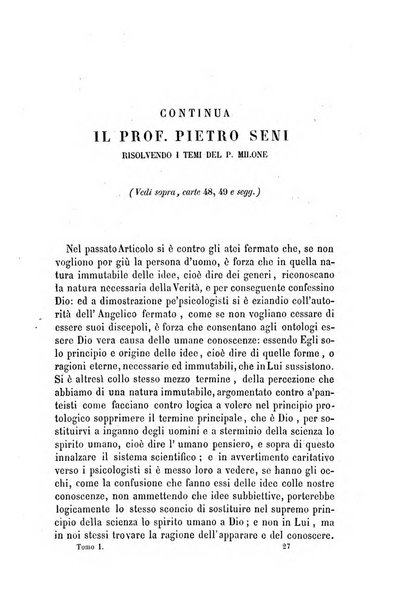 Il campo dei filosofi italiani periodico da esercitare i maestri liberamente e quel meglio che si potrà raccostarli fra loro