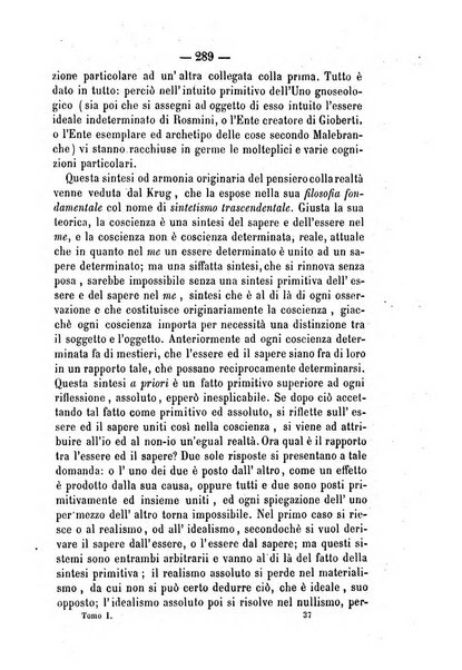 Il campo dei filosofi italiani periodico da esercitare i maestri liberamente e quel meglio che si potrà raccostarli fra loro