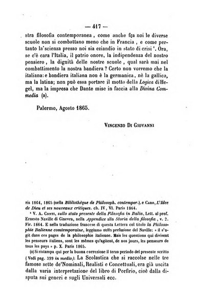 Il campo dei filosofi italiani periodico da esercitare i maestri liberamente e quel meglio che si potrà raccostarli fra loro