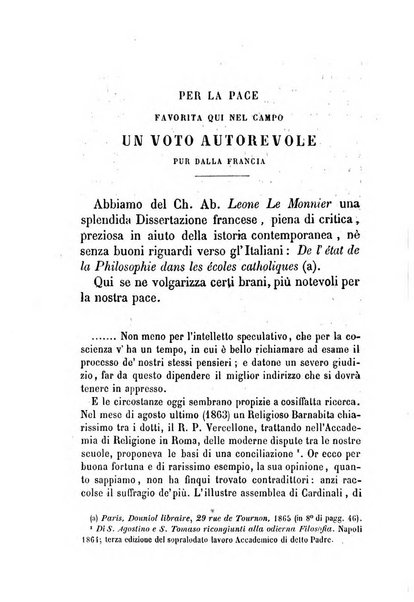 Il campo dei filosofi italiani periodico da esercitare i maestri liberamente e quel meglio che si potrà raccostarli fra loro