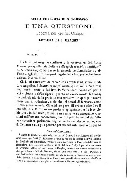 Il campo dei filosofi italiani periodico da esercitare i maestri liberamente e quel meglio che si potrà raccostarli fra loro