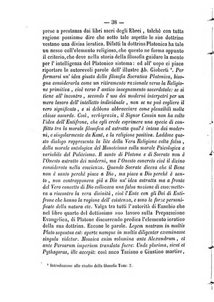 Il campo dei filosofi italiani periodico da esercitare i maestri liberamente e quel meglio che si potrà raccostarli fra loro