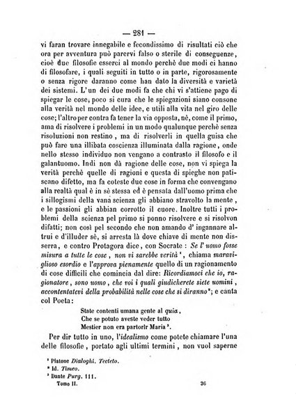 Il campo dei filosofi italiani periodico da esercitare i maestri liberamente e quel meglio che si potrà raccostarli fra loro