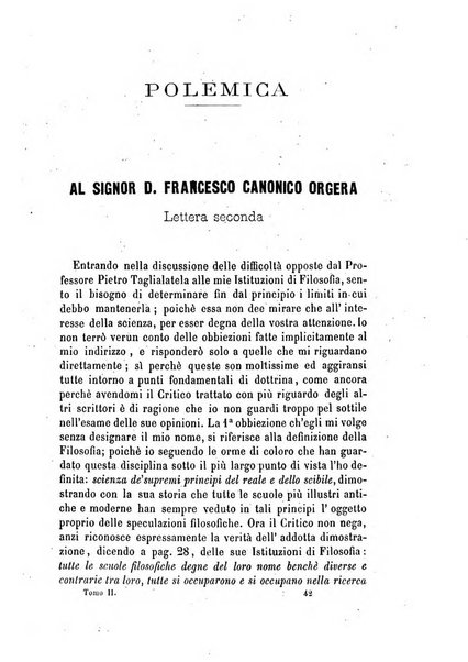 Il campo dei filosofi italiani periodico da esercitare i maestri liberamente e quel meglio che si potrà raccostarli fra loro