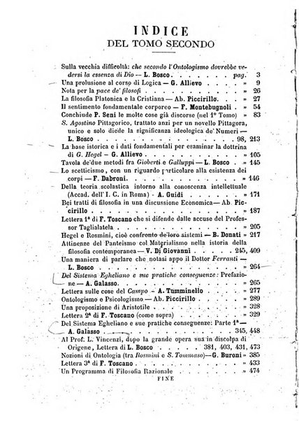 Il campo dei filosofi italiani periodico da esercitare i maestri liberamente e quel meglio che si potrà raccostarli fra loro