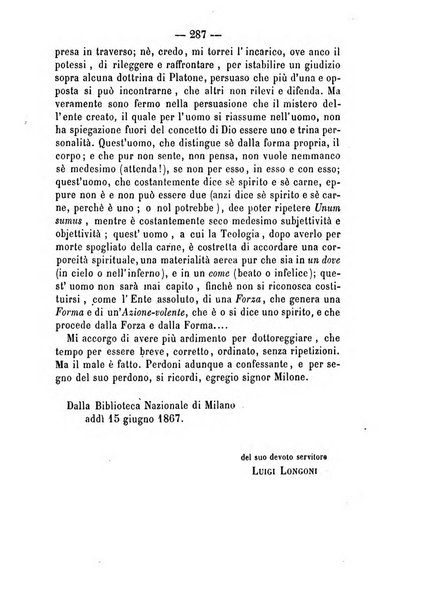 Il campo dei filosofi italiani periodico da esercitare i maestri liberamente e quel meglio che si potrà raccostarli fra loro