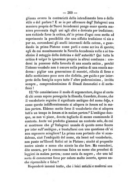 Il campo dei filosofi italiani periodico da esercitare i maestri liberamente e quel meglio che si potrà raccostarli fra loro