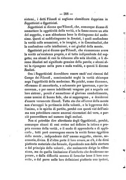 Il campo dei filosofi italiani periodico da esercitare i maestri liberamente e quel meglio che si potrà raccostarli fra loro