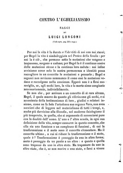 Il campo dei filosofi italiani periodico da esercitare i maestri liberamente e quel meglio che si potrà raccostarli fra loro