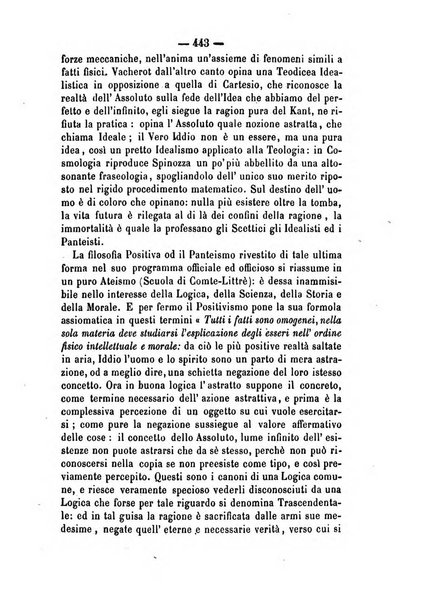 Il campo dei filosofi italiani periodico da esercitare i maestri liberamente e quel meglio che si potrà raccostarli fra loro