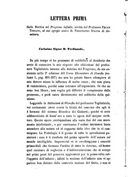 Il campo dei filosofi italiani periodico da esercitare i maestri liberamente e quel meglio che si potrà raccostarli fra loro