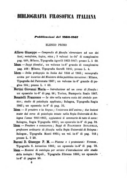 Il campo dei filosofi italiani periodico da esercitare i maestri liberamente e quel meglio che si potrà raccostarli fra loro