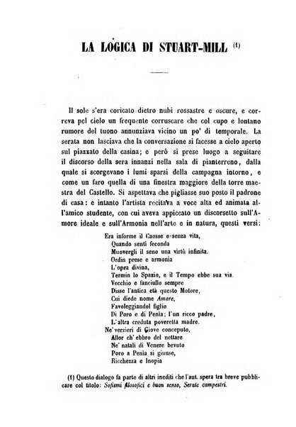 Il campo dei filosofi italiani periodico da esercitare i maestri liberamente e quel meglio che si potrà raccostarli fra loro