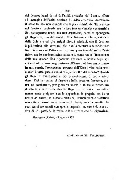 Il campo dei filosofi italiani periodico da esercitare i maestri liberamente e quel meglio che si potrà raccostarli fra loro