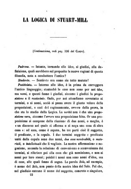 Il campo dei filosofi italiani periodico da esercitare i maestri liberamente e quel meglio che si potrà raccostarli fra loro