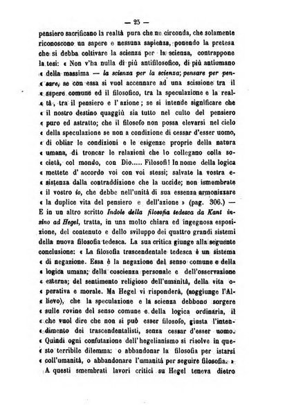 Il campo dei filosofi italiani periodico da esercitare i maestri liberamente e quel meglio che si potrà raccostarli fra loro