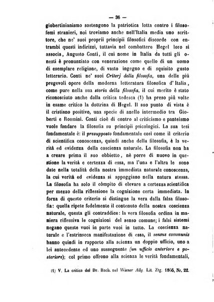 Il campo dei filosofi italiani periodico da esercitare i maestri liberamente e quel meglio che si potrà raccostarli fra loro