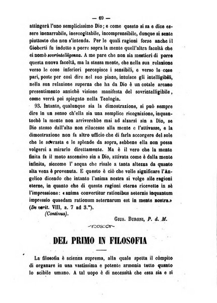 Il campo dei filosofi italiani periodico da esercitare i maestri liberamente e quel meglio che si potrà raccostarli fra loro