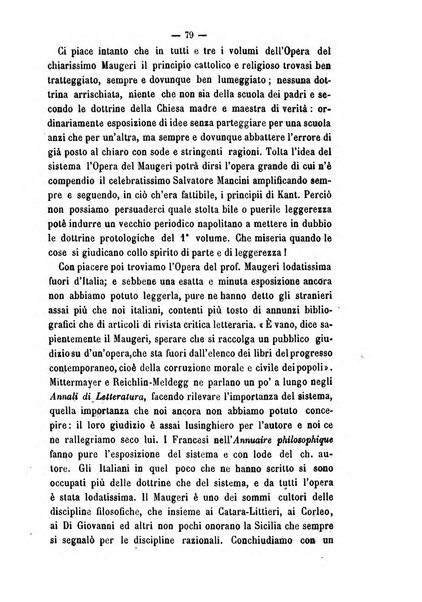 Il campo dei filosofi italiani periodico da esercitare i maestri liberamente e quel meglio che si potrà raccostarli fra loro