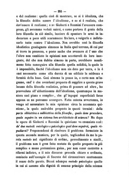 Il campo dei filosofi italiani periodico da esercitare i maestri liberamente e quel meglio che si potrà raccostarli fra loro