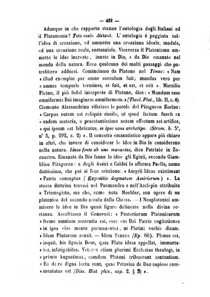 Il campo dei filosofi italiani periodico da esercitare i maestri liberamente e quel meglio che si potrà raccostarli fra loro