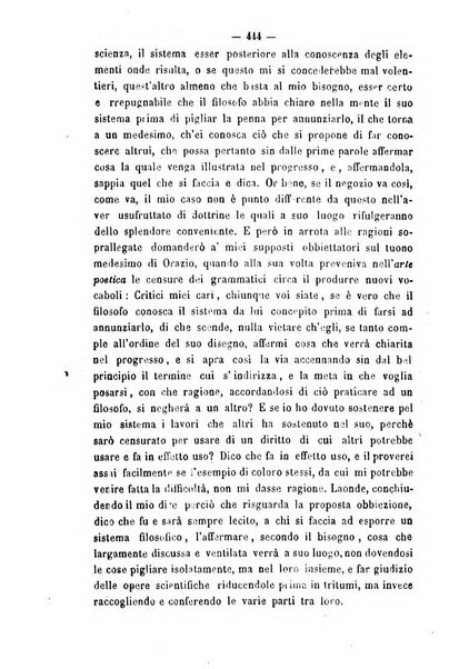 Il campo dei filosofi italiani periodico da esercitare i maestri liberamente e quel meglio che si potrà raccostarli fra loro